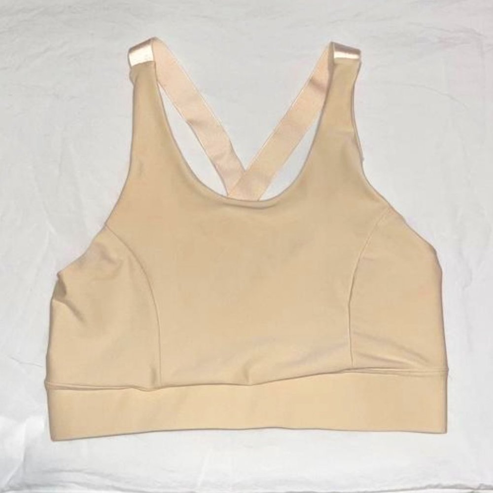 BECCO Demi Bra, Low Impact Sports Bra, Cream, US M